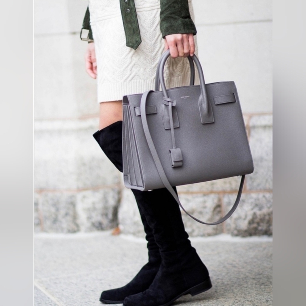 Stuart Weitzman the 5050 boot in black suede 7.5